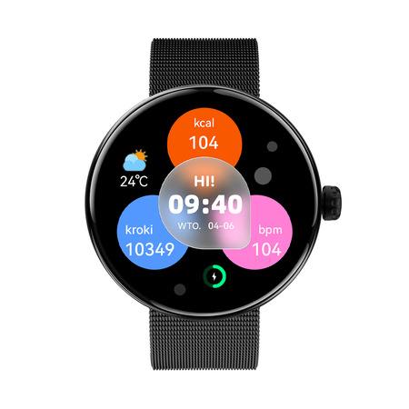 Forever Smartwatch Forevive 5 SB-365 Czarny