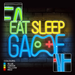Neon PLEXI LED EAT SLEEP GAME multikolor FPNE33 Forever Light