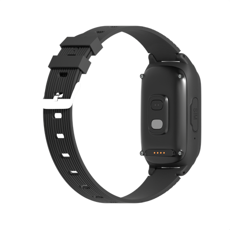 Smartwatch dla seniora Forever Siva ST-100 czarny – zegarek SOS dla babci i dziadka