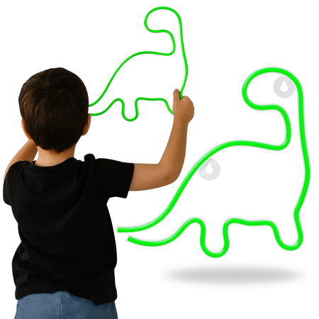 Neon LED DINOZAUR zielony NNE01 Neolia