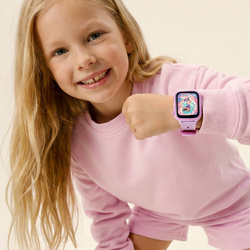 Smartwatch dziecięcy AI Forever Besti KW-540 GPS WiFi 4G IPS – Inteligentny zegarek dla dzieci z lokalizatorem, rozmowami wideo i przyciskiem SOS Różowy