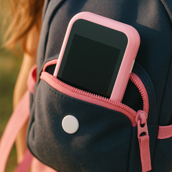 Forever edukacyjny telefon dla dzieci z dodatkowym case ETD-16 różowy