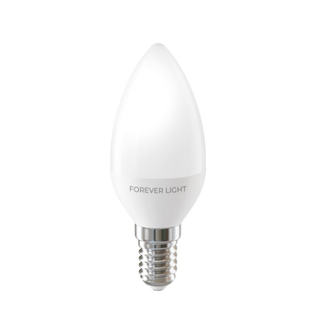 Forever Light Żarówka LED E14 C37 4.8W 630lm 6000K klasa E