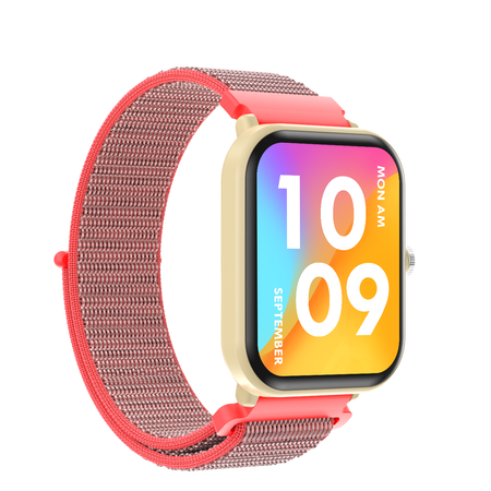 Forever Smartwatch SW-116 beżowy/różowy