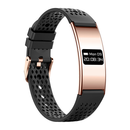 Forever Smartband SB-B8 Elegance OLED Bluetooth 5.3 IPX8 Różowe złoto