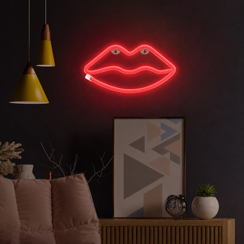 Neon LED USTA czerwone Bat + USB Forever FLNEO8 Light