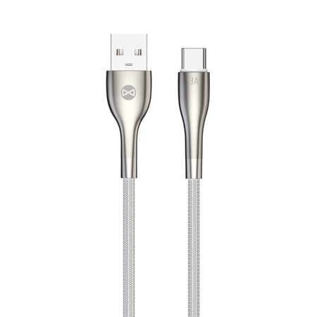 Forever kabel Sleek USB - USB-C 1,0 m 3A biały