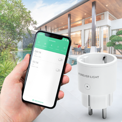 Forever Light Gniazdo Sieciowe WiFi Smart 240V 10 A - FLSP10B