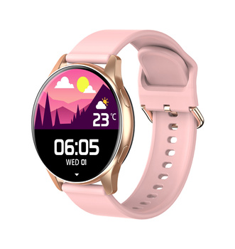 Smartwatch Forever SB-115 lite okrągły ROSEGOLD