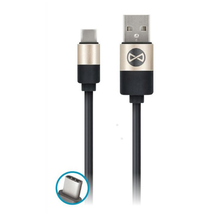 Forever kabel Modern USB - USB-C 1,0 m 2A czarny