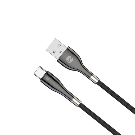 Forever kabel Sleek USB - USB-C 1,0 m 3A czarny