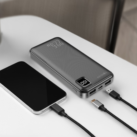 Forever power bank TB-300M PD QC 22,5W 10000 mAh czarny