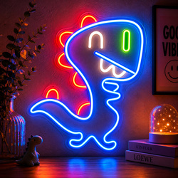 Neon LED JURASSIC BABY DINO niebieski FLNJ01 Forever Light