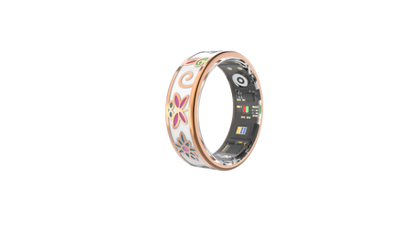 Forever Smart Ring Botanical SR-101 Bluetooth v5.4BLE 5ATM Różowe złoto