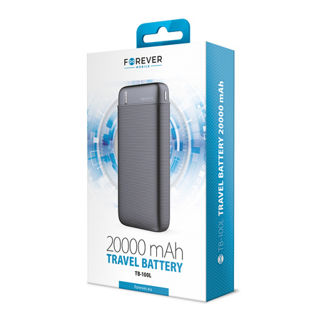 Forever powerbank 20000 mAh TB-100L czarny