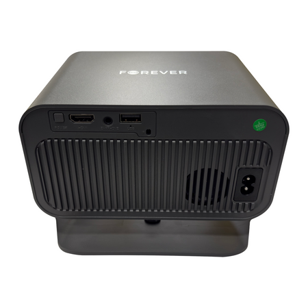 Projektor Forever FP-220E Sport 4K WiFi Bluetooth Android 13 Głośnik Czarny metaliczny