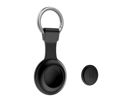 Forever lokalizator FindMy TFO TAG czarny + etui czarna zawieszka