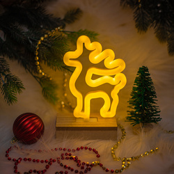 Neon Wood Stand LED RENIFER biały ciepły FLNW02 Forever Light
