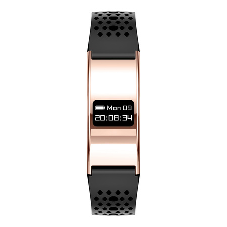 Forever Smartband SB-B8 Elegance OLED Bluetooth 5.3 IPX8 Różowe złoto