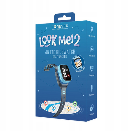 Forever Smartwatch Kids Look Me KW-510 Niebieski