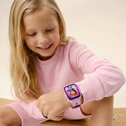 Smartwatch dziecięcy AI Forever Besti KW-540 GPS WiFi 4G IPS – Inteligentny zegarek dla dzieci z lokalizatorem, rozmowami wideo i przyciskiem SOS Różowy