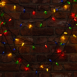 Łańcuch świetlny CLF-13 100LED 8m SZYSZKI multikolor Forever Light