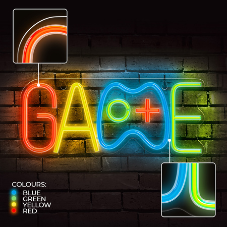 Neon PLEXI LED GAME multikolor FPNE40 Forever Light
