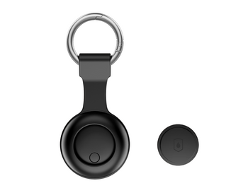 Forever lokalizator FindMy TFO TAG czarny + etui czarna zawieszka