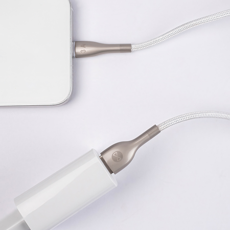 Forever kabel Sleek USB - USB-C 1,0 m 3A biały