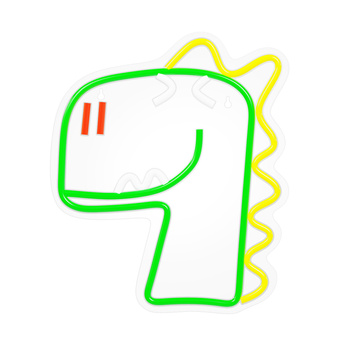 Forever Light neon LED JURASSIC DINO zielony FLNJ02