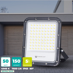 Naświetlacz LED PROXIM+ 50W 4000K 7500lm 230V IP65 Forever Light 150lm/W 5 lat gwarancji