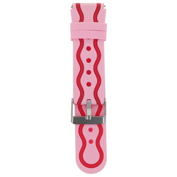 Pasek silikonowy do zegarka GPS WiFi kids Forever See Me KW-300 różowy