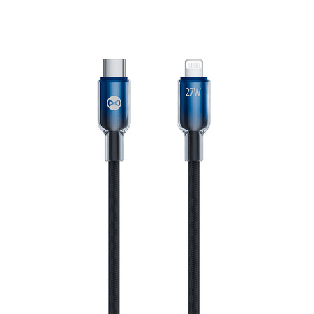 Forever kabel Ombre USB-C - Lightning 1,0 m 27W czarny