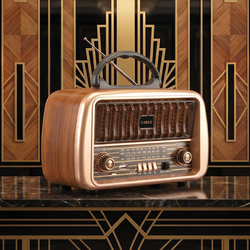 Radio Retro Forever Electro CARLO JB-105 AM/FM/SW Bluetooth 5.0 USB microSD 5W Akumulator 1200mAh