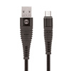 Forever kabel Shark USB - microUSB 1,0 m 2A czarny