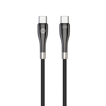 Forever kabel Sleek USB-C - USB-C 2,0 m 60W czarny