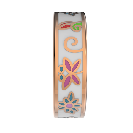 Forever Smart Ring Botanical SR-101 Bluetooth v5.4BLE 5ATM Różowe złoto