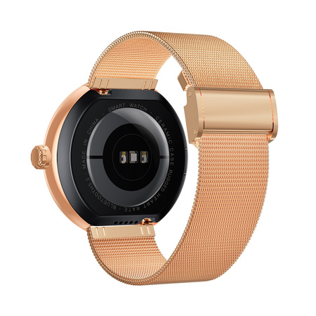 Forever smartwatch Forevive 5 SB-365 Różowe złoto z bransoletką Verona