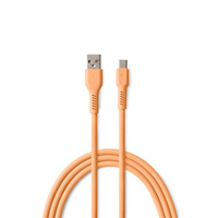 COLORUM kabel USB-A - USB-C 1,8m 3A CK60-AC-14 x Peach Fuzz