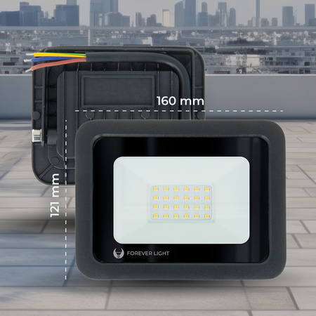 Naświetlacz LED PROXIM II 20W |6000K| IP66 Forever Light