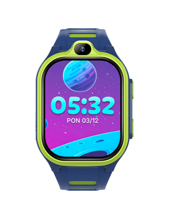 Smartwatch dziecięcy AI Forever Boost KW-530 GPS WiFi 4G – Inteligentny zegarek dla dzieci z lokalizatorem, rozmowami wideo i przyciskiem SOS (niebieski)