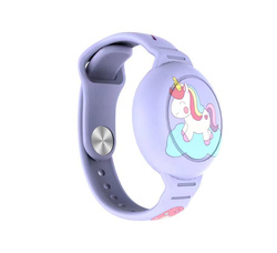 Forever lokalizator FindMy TFO TAG biały + opaska liliowa jednorożec