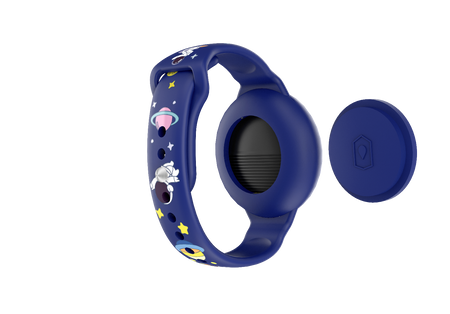 Forever lokalizator FindMy TFO TAG czarny + opaska granatowa astronauta