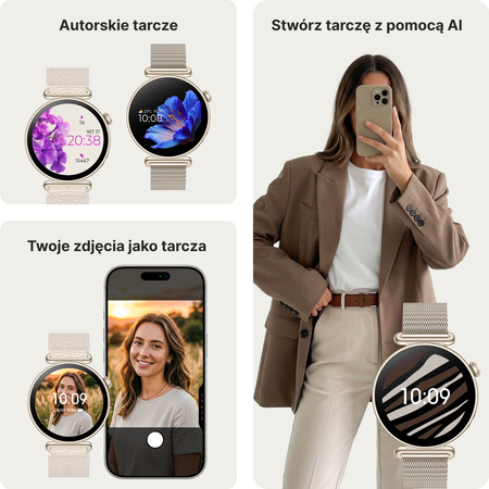 Forever Smartwatch SB-380 Bloomdust Champagne Gold