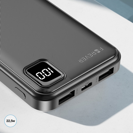 Forever power bank TB-300M PD QC 22,5W 10000 mAh czarny