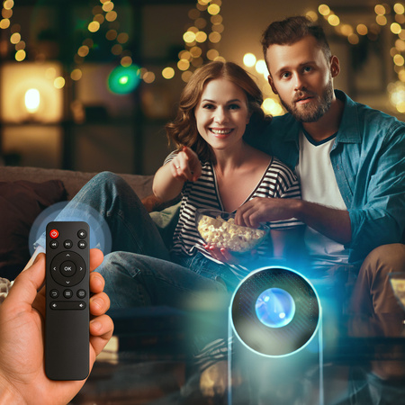 Forever Projektor FP-100 720p/1080p stalowy