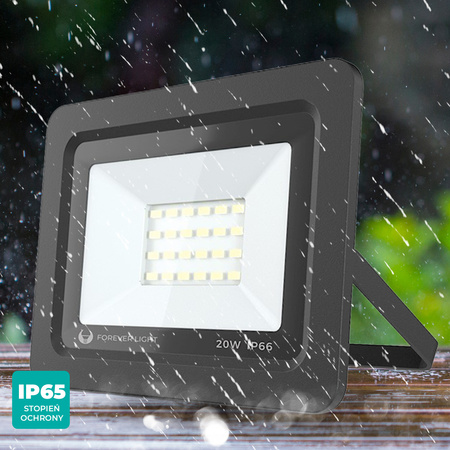 Naświetlacz LED PROXIM II 20W |4500K| IP66 Forever Light