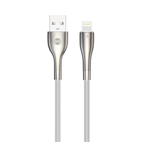 Forever kabel Sleek USB - Lightning 1,0 m 2,4A biały