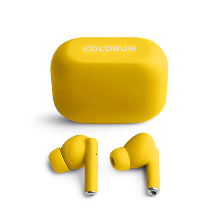 COLORUM słuchawki TWS Bluetooth CTWS-05 xYellow