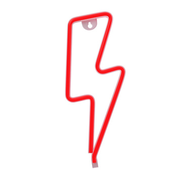 Forever Light neon LED PIORUN czerwony Bat + USB FLNEO6